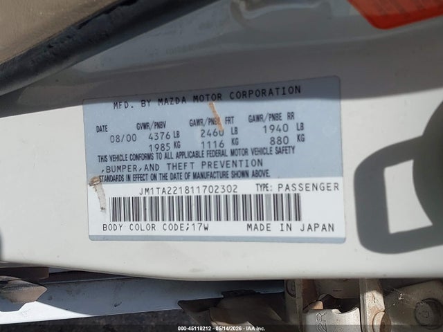 Mazda Millenia P (premium)