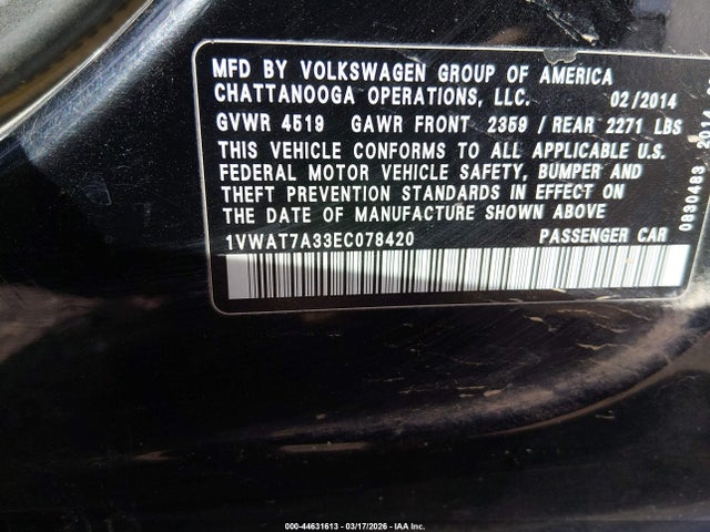 Volkswagen Passat 1.8t Wolfsburg Edition