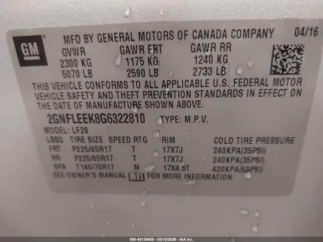 Chevrolet Equinox Ls