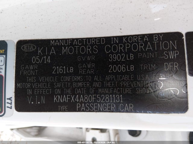 Kia Forte Ex