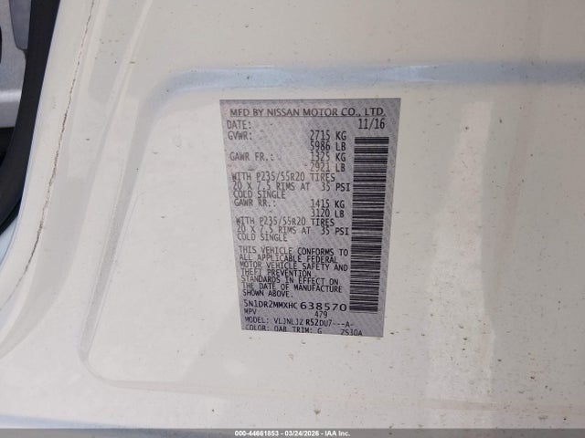 Nissan Pathfinder Platinum