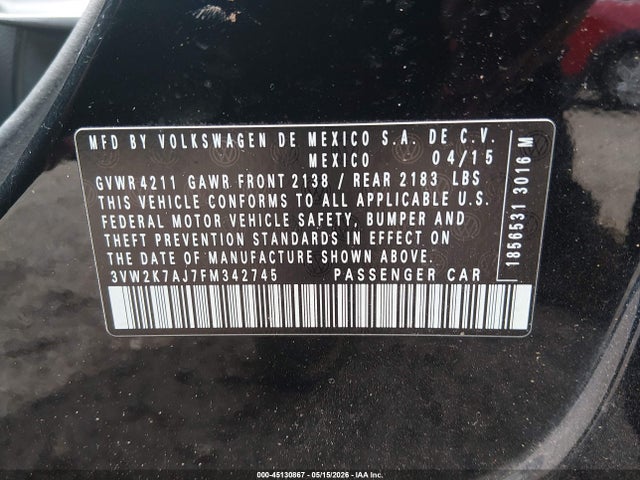 Volkswagen Jetta 2.0l S
