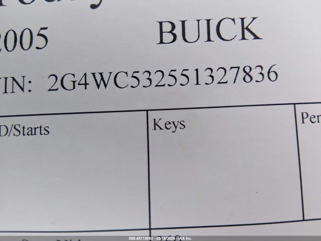 Buick LaCrosse Cx