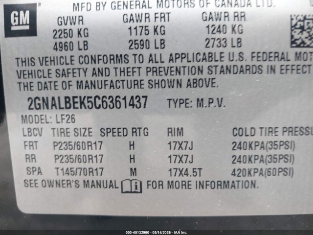 Chevrolet Equinox Ls
