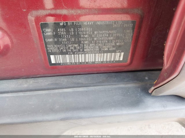 Subaru Outback 2.5i Limited