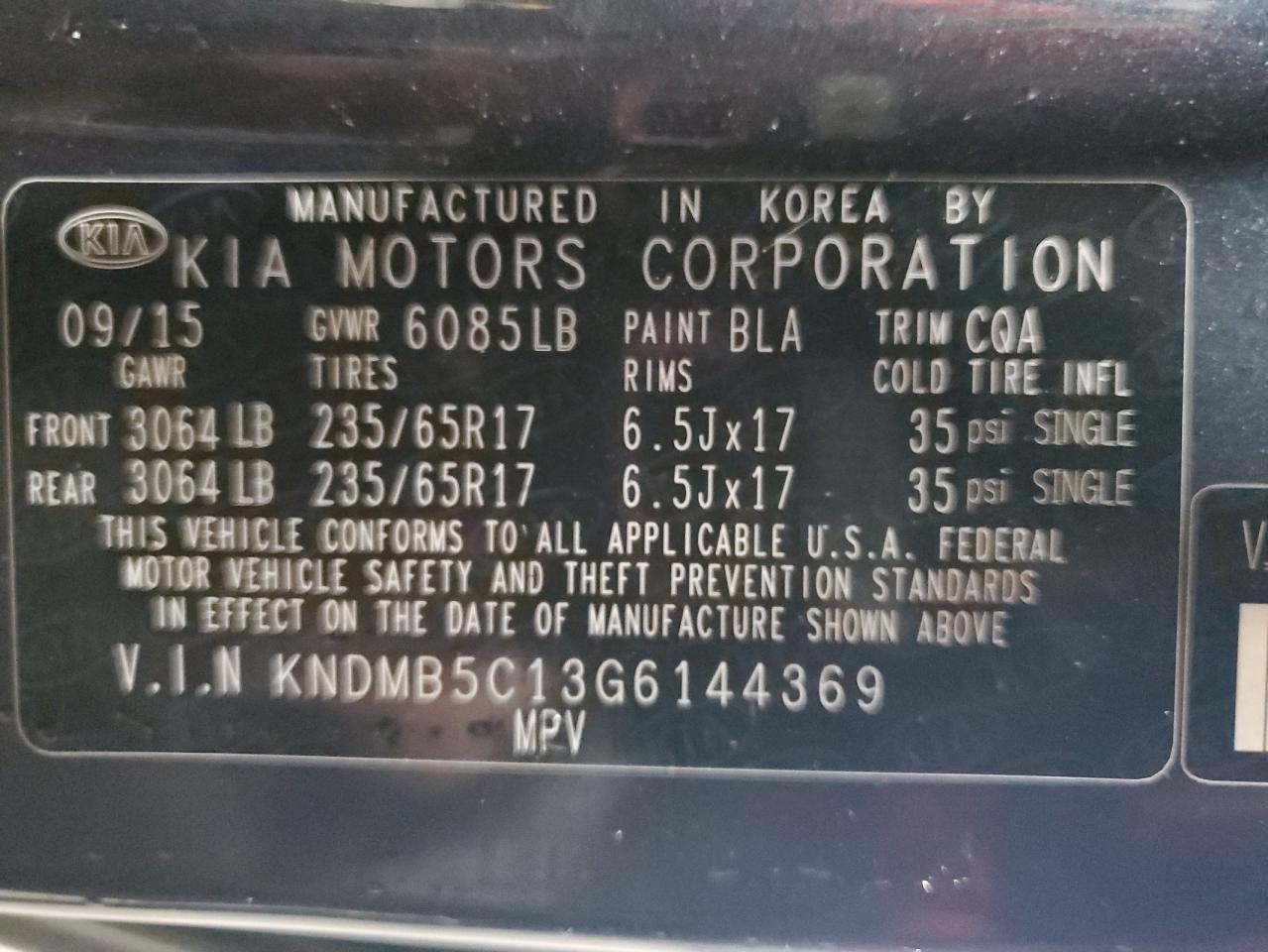 Kia Sedona Lx