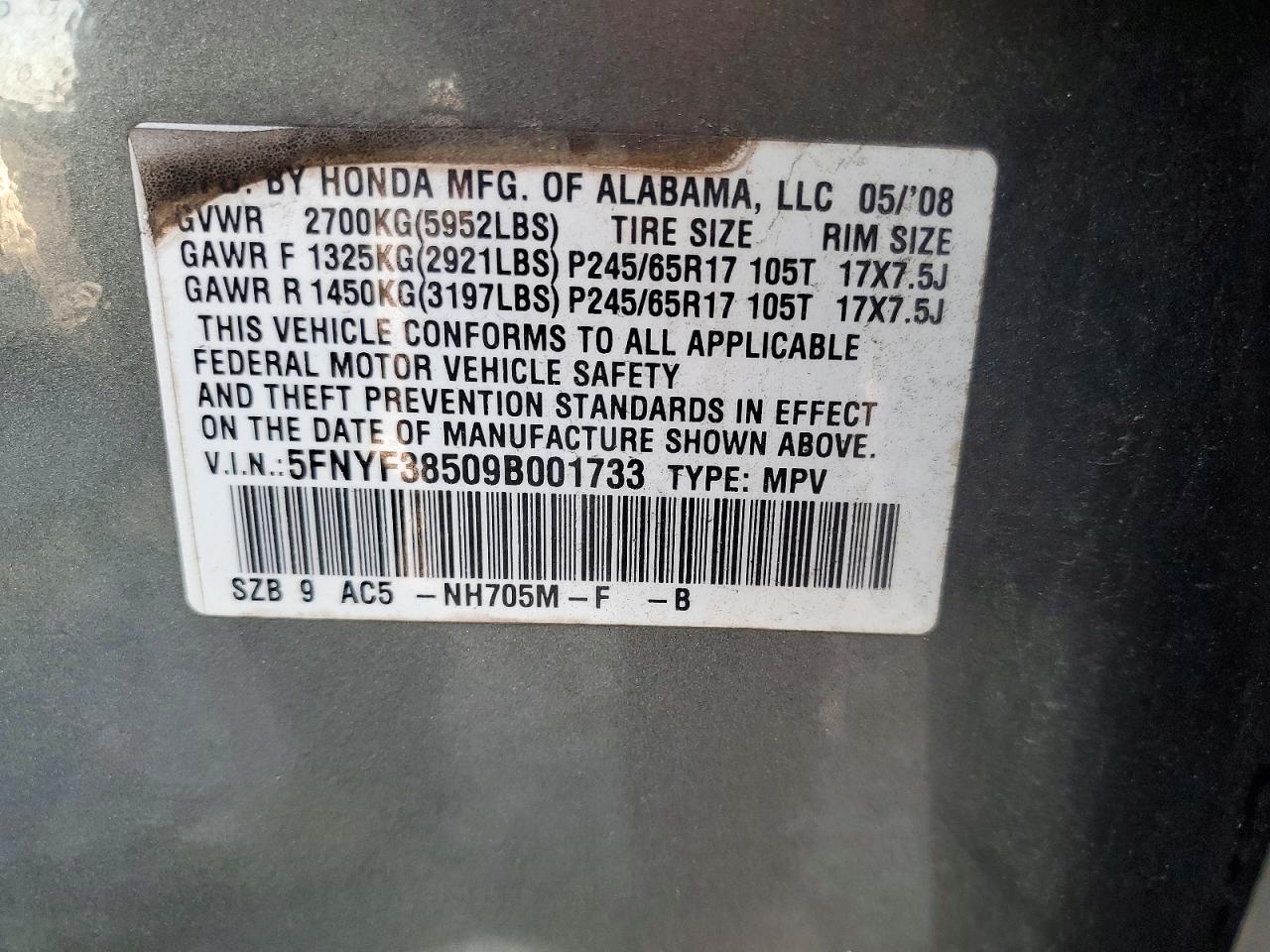 Honda Pilot Exl