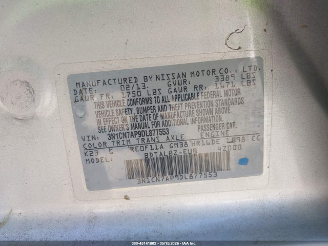 Nissan Versa 1.6 Sv