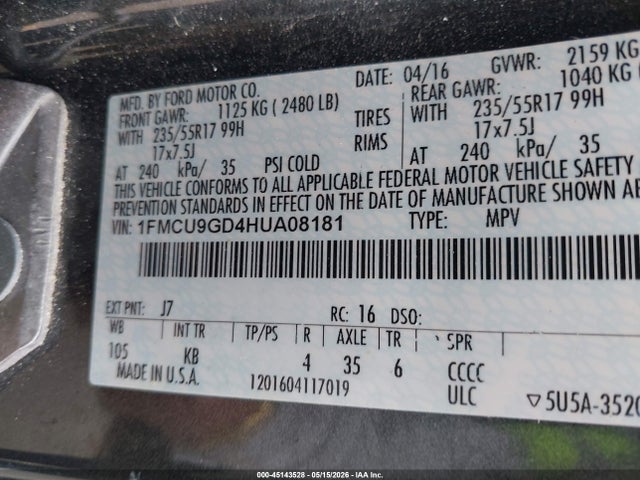 Ford Escape Se