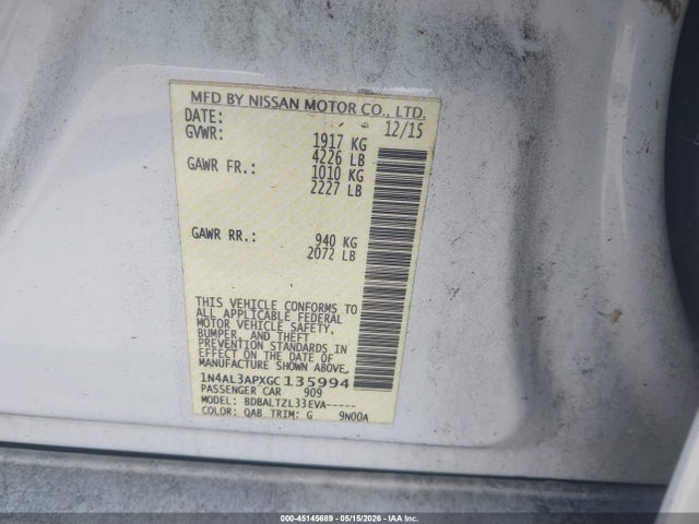 Nissan Altima 2.5 Sl