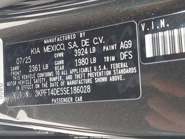 Kia K4 Lxs