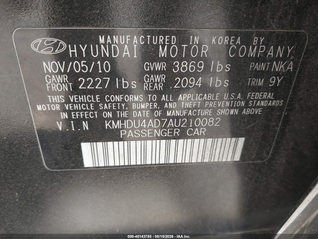 Hyundai ELANTRA Gls
