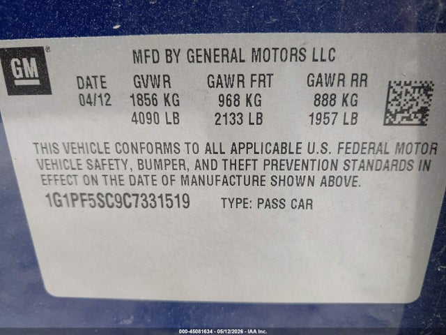 Chevrolet Cruze 1lt