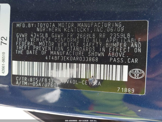 Toyota Camry Le