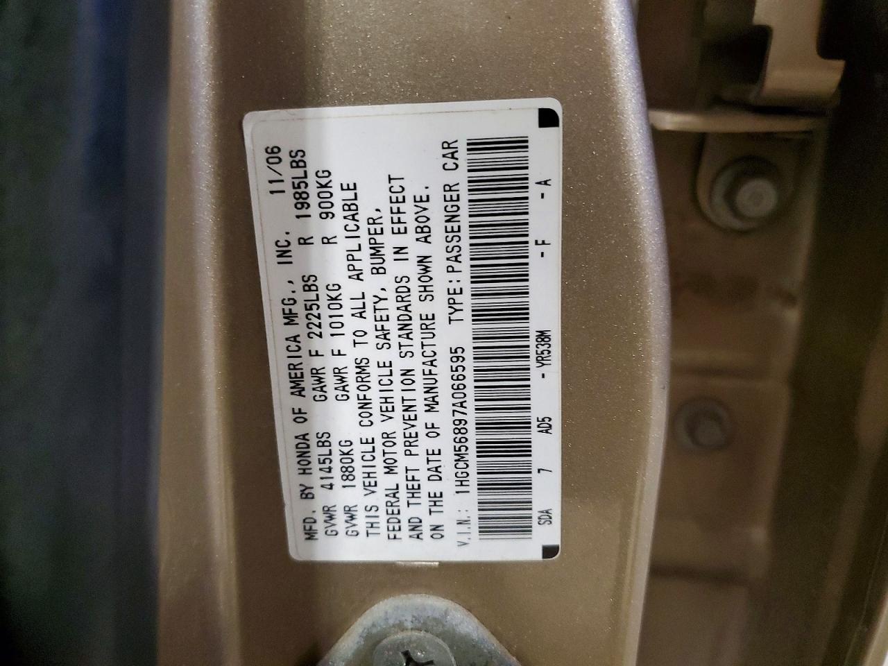 Honda Accord Ex