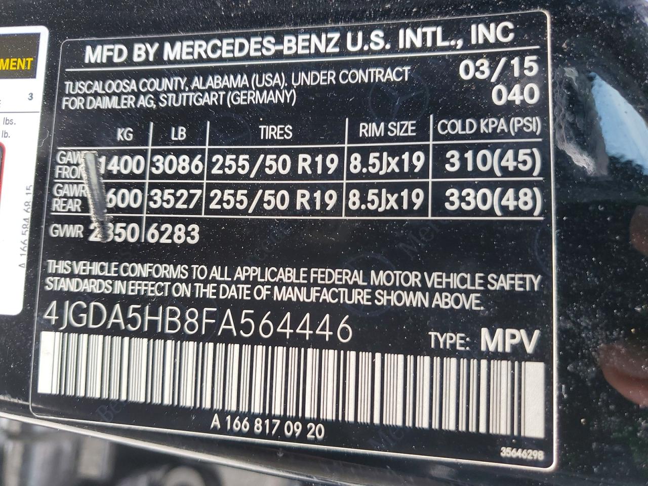 Mercedes-Benz M-Class 350 4matic