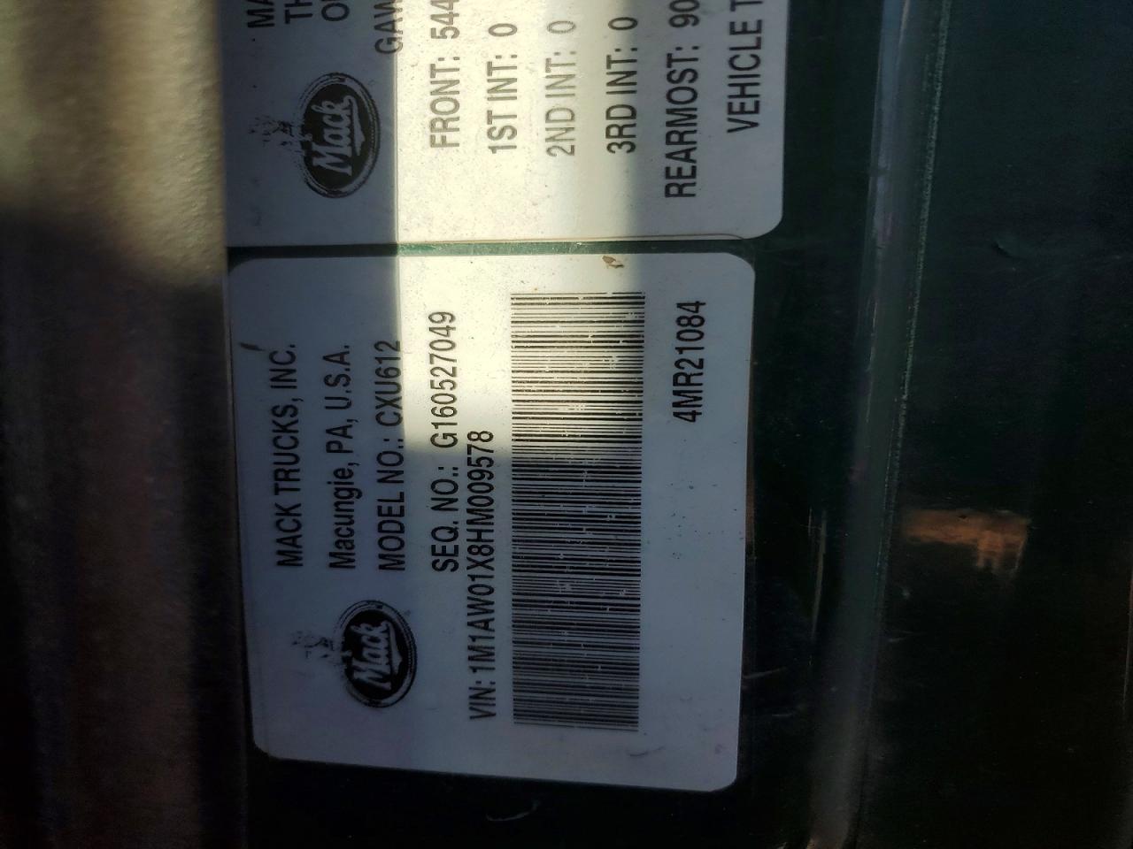 Mack 600 Cxu600