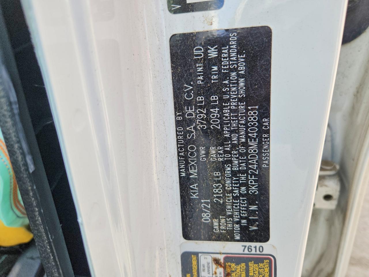 Kia Forte Lxs