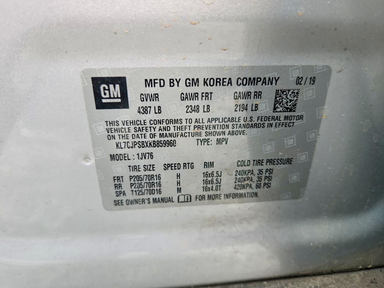 Chevrolet Trax 1lt