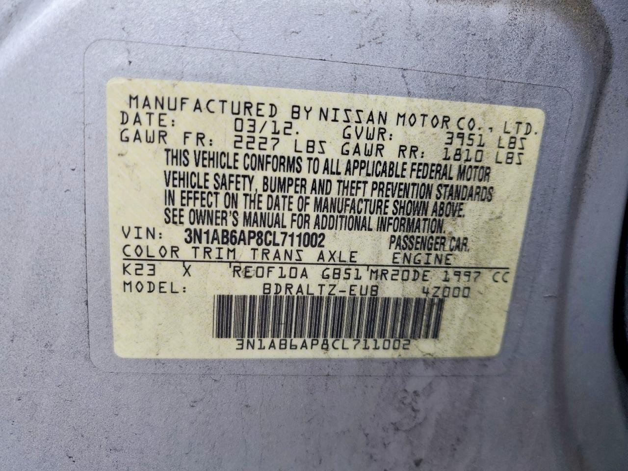 Nissan Sentra 2.0