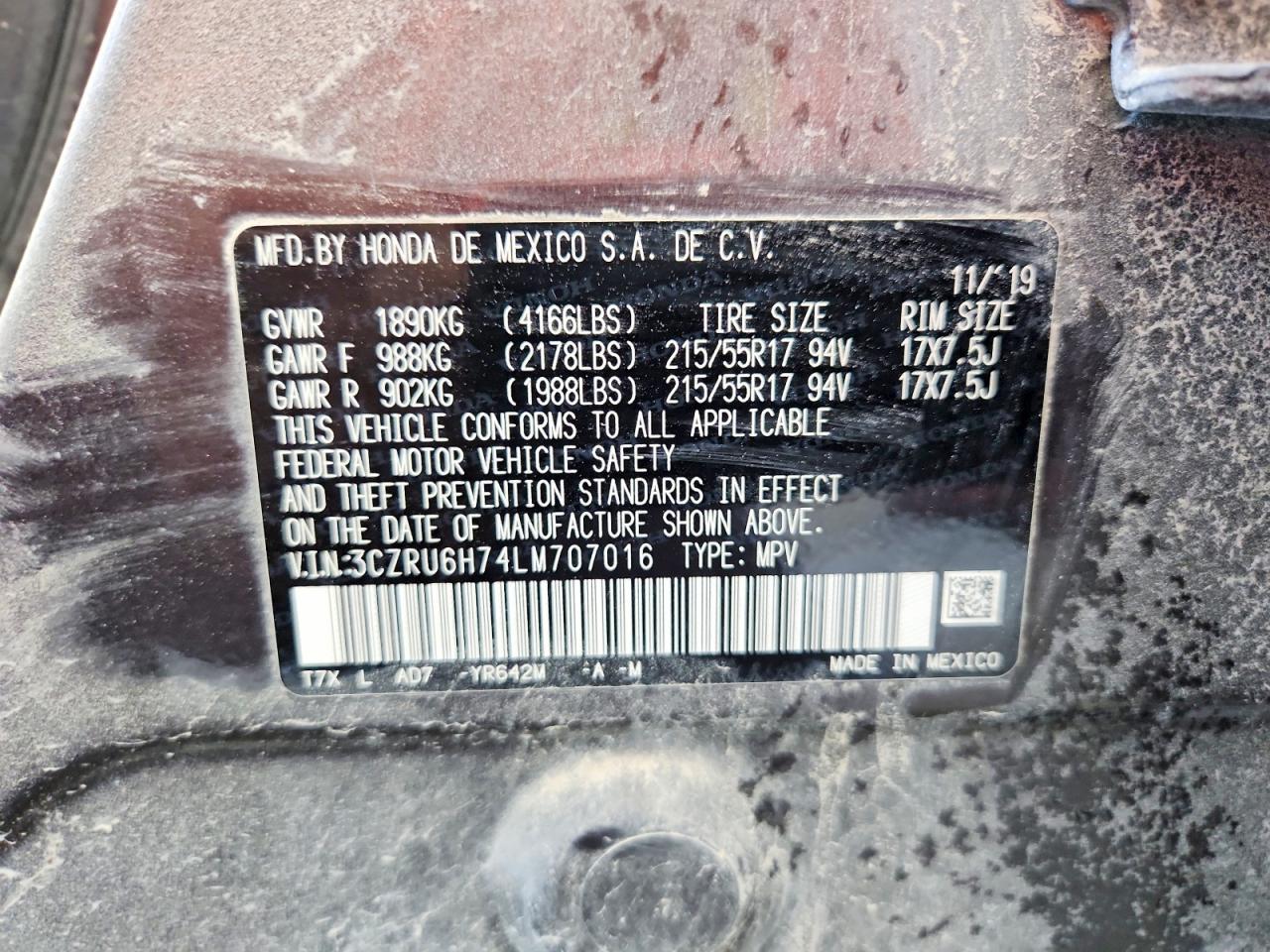 Honda HR-V Exl