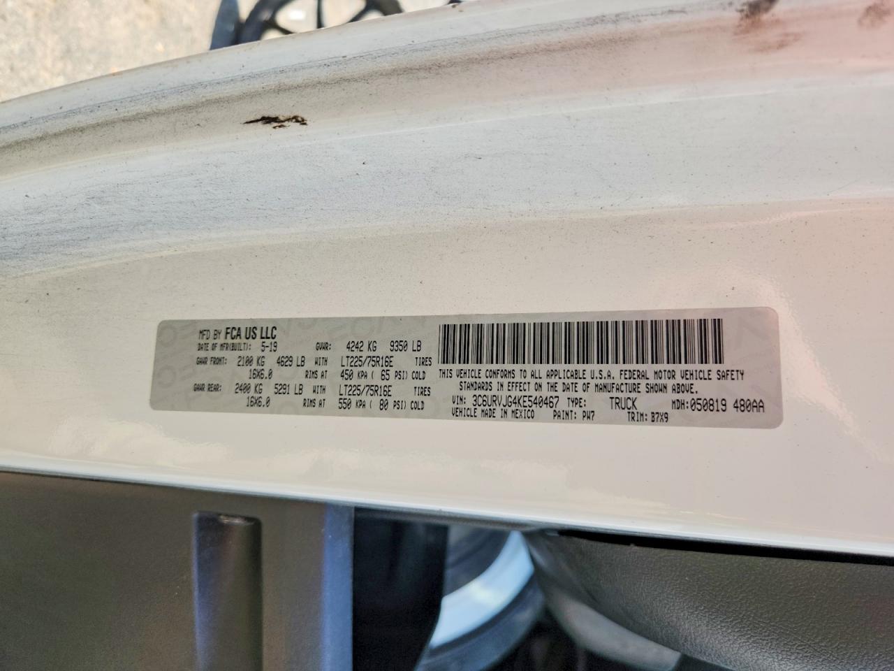 Ram Promaster 3500 High
