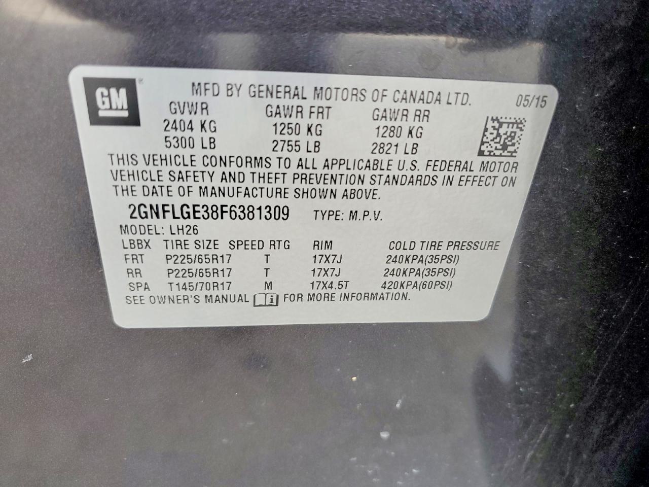 Chevrolet Equinox Lt