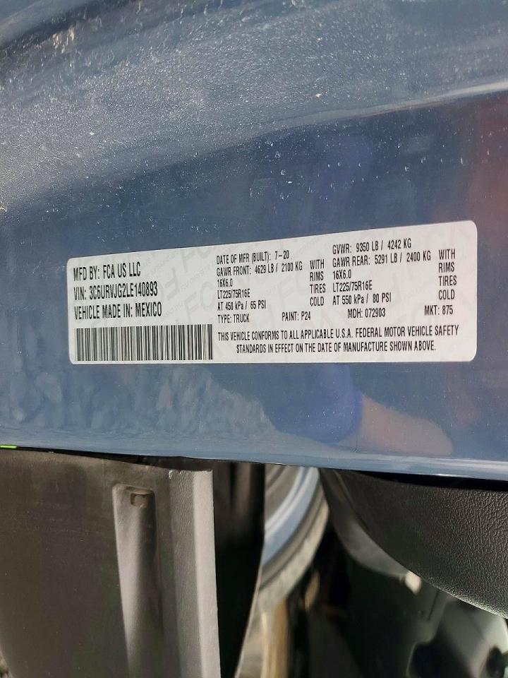 Ram Promaster 1500 High
