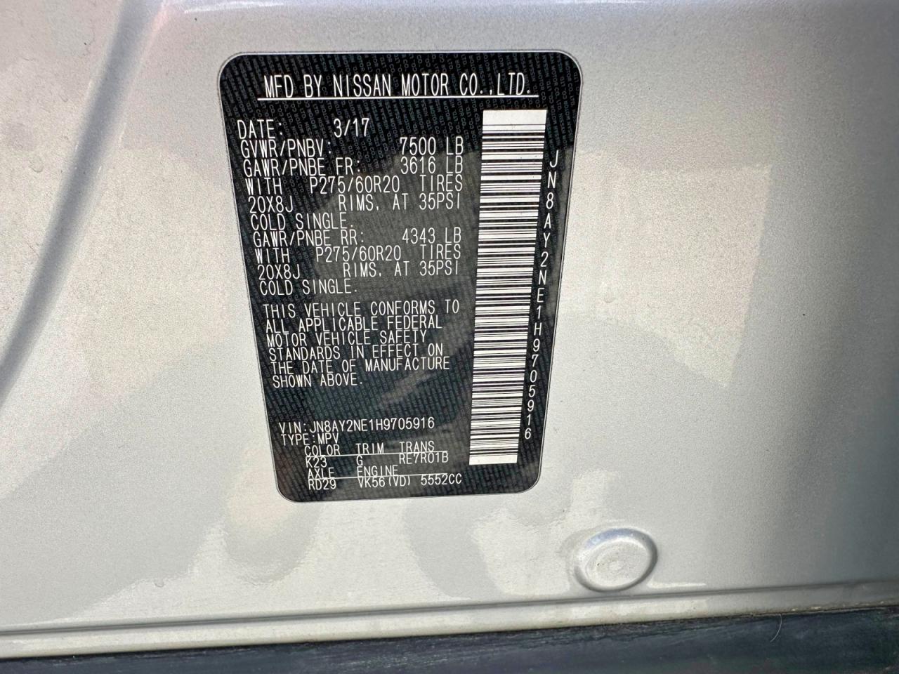 Nissan Armada Platinum