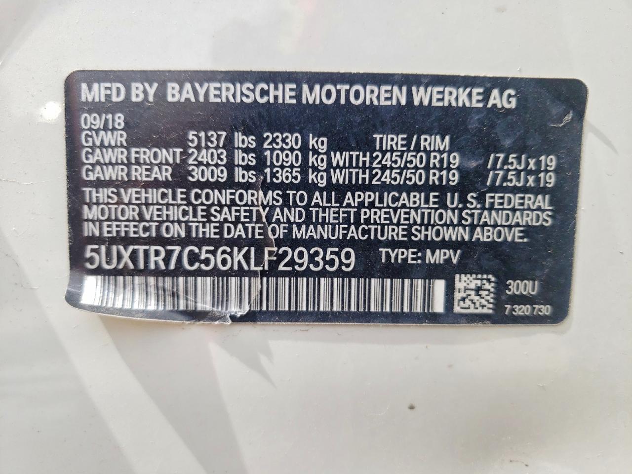 BMW X Series Sdrive30i