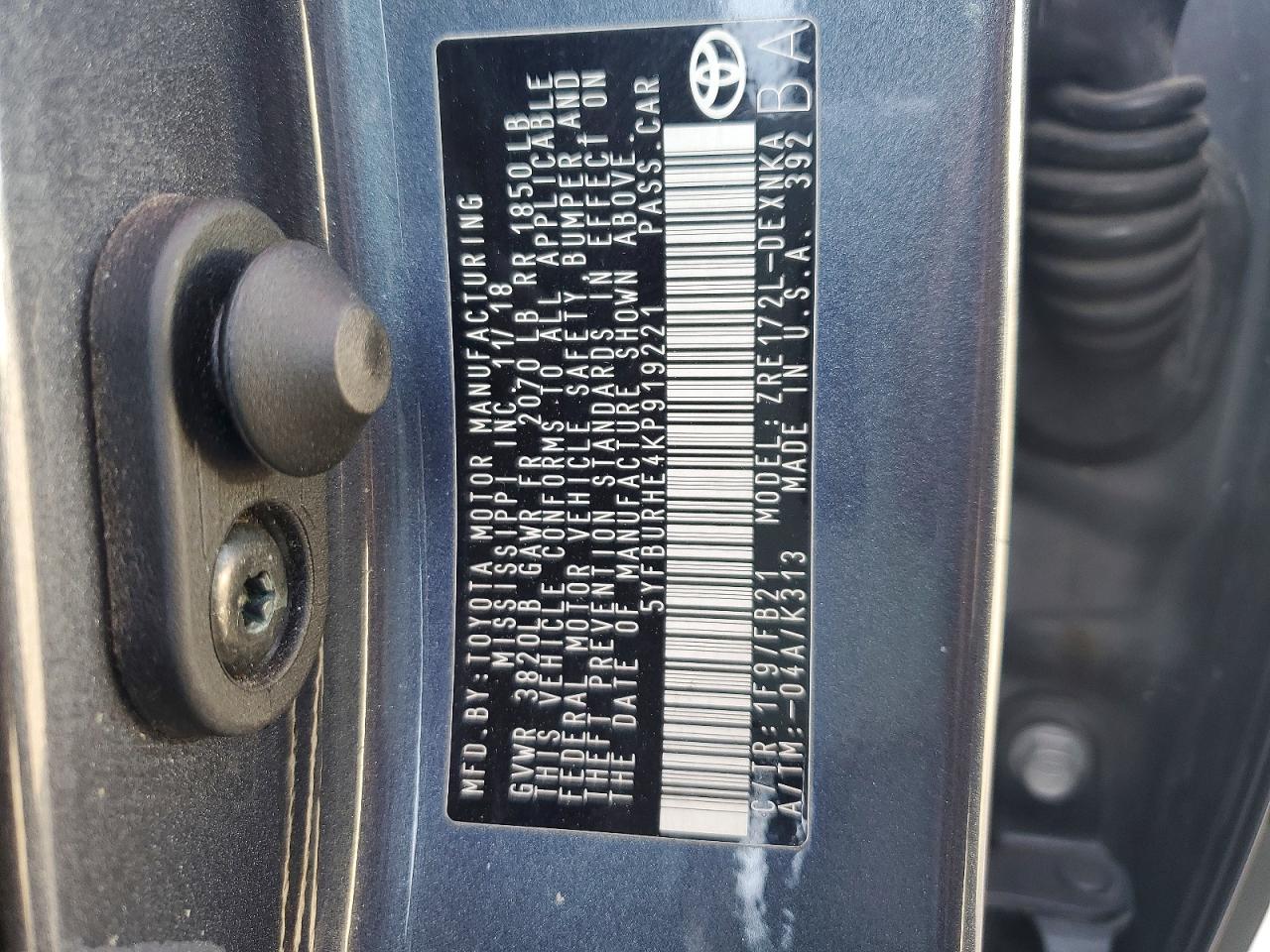 Toyota Corolla Le