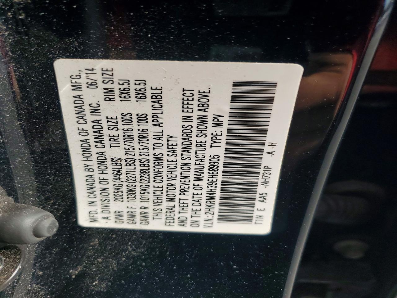 Honda Crv Lx