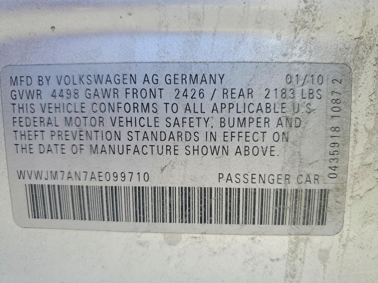Volkswagen Passat Komfort