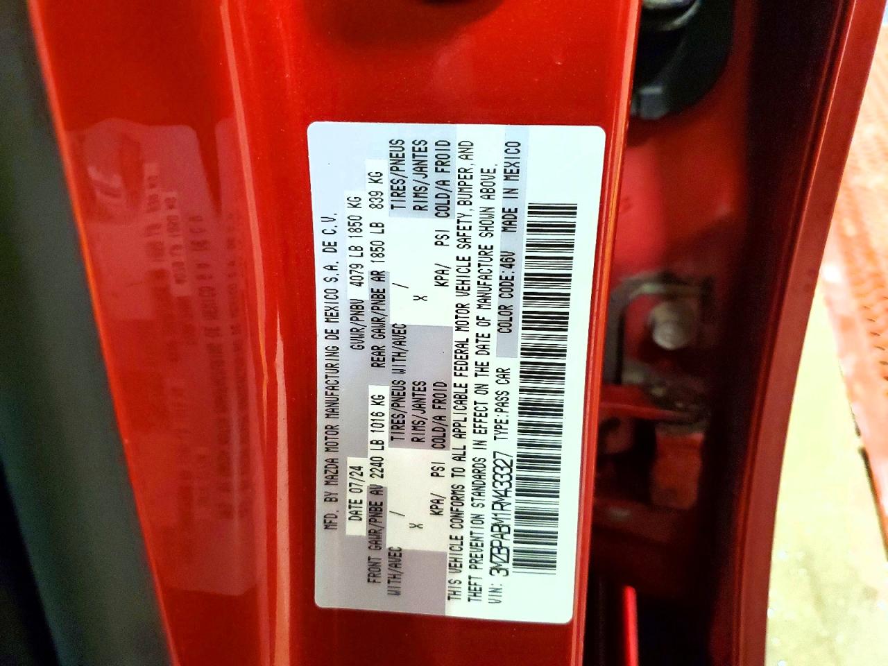 Mazda 3 Select S Select Sport