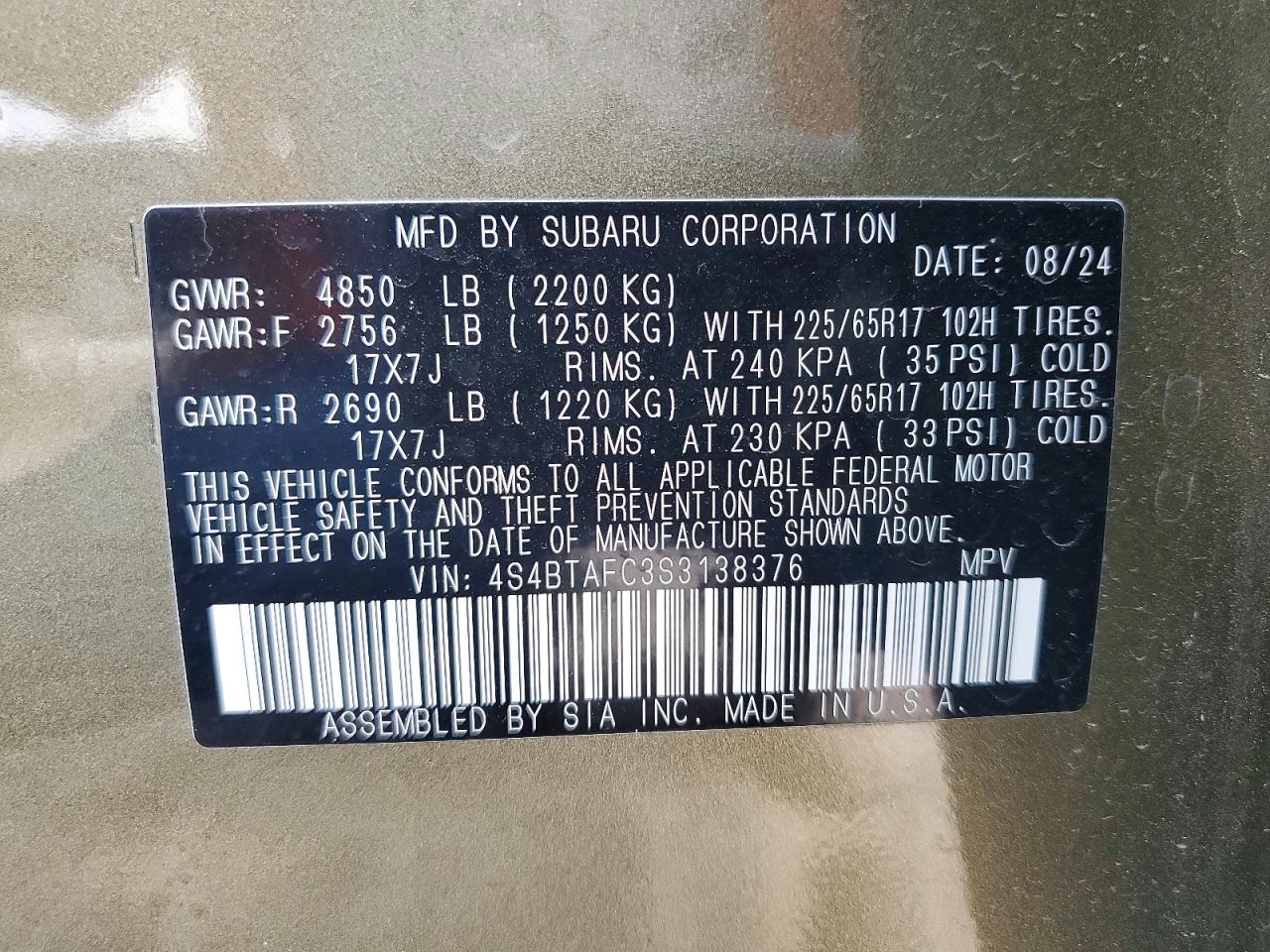 Subaru Outback Premium
