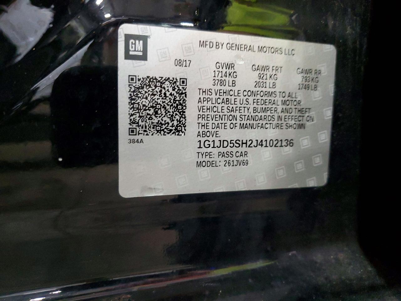 Chevrolet Sonic Lt