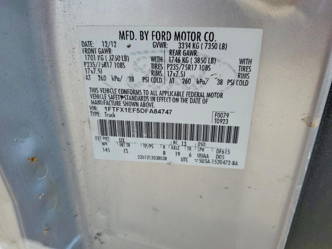 Ford F-150 Super Cab