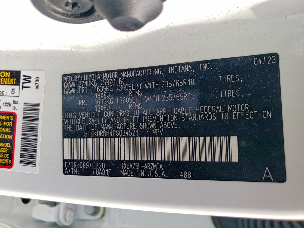 Toyota Highlander Xle