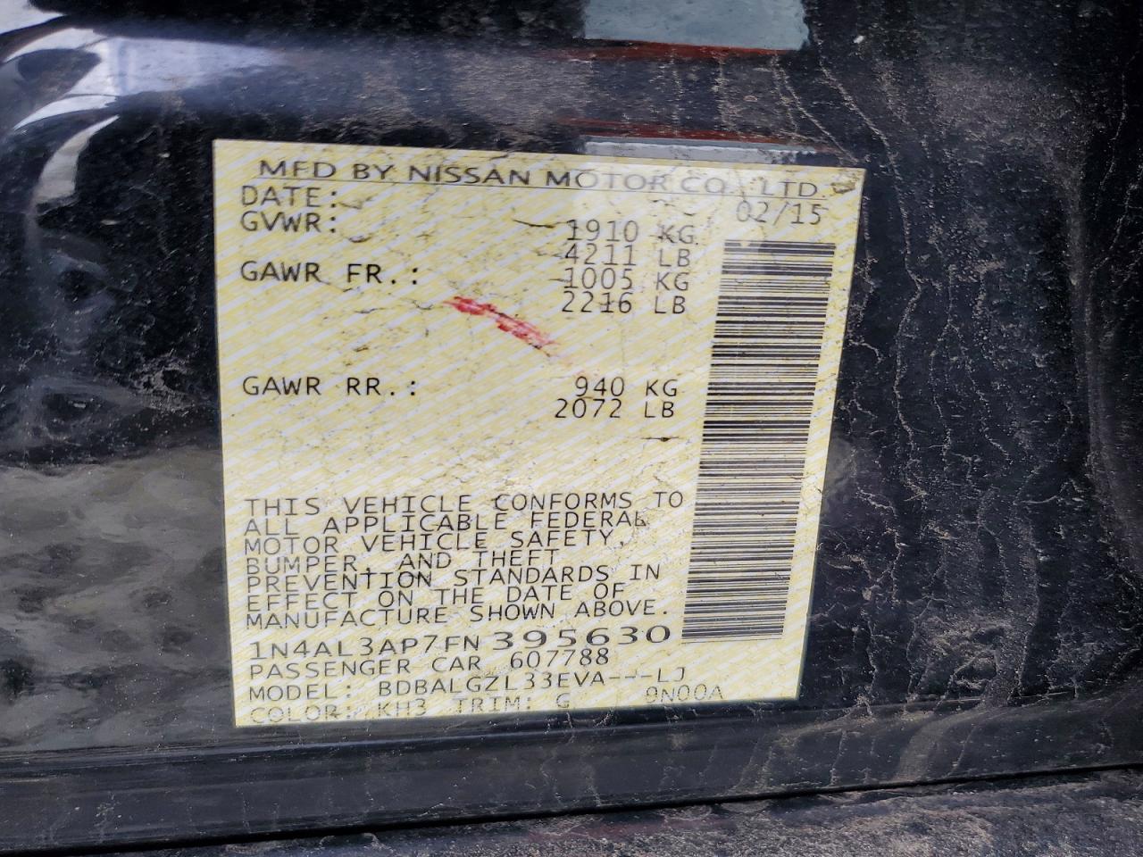 Nissan Altima 2.5 S