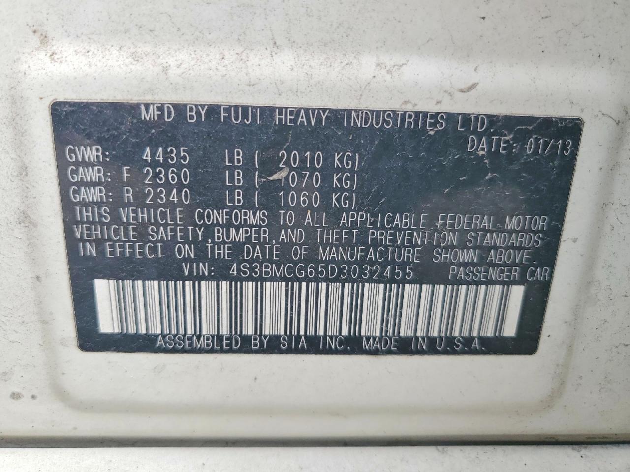 Subaru Legacy 2.5i Premium