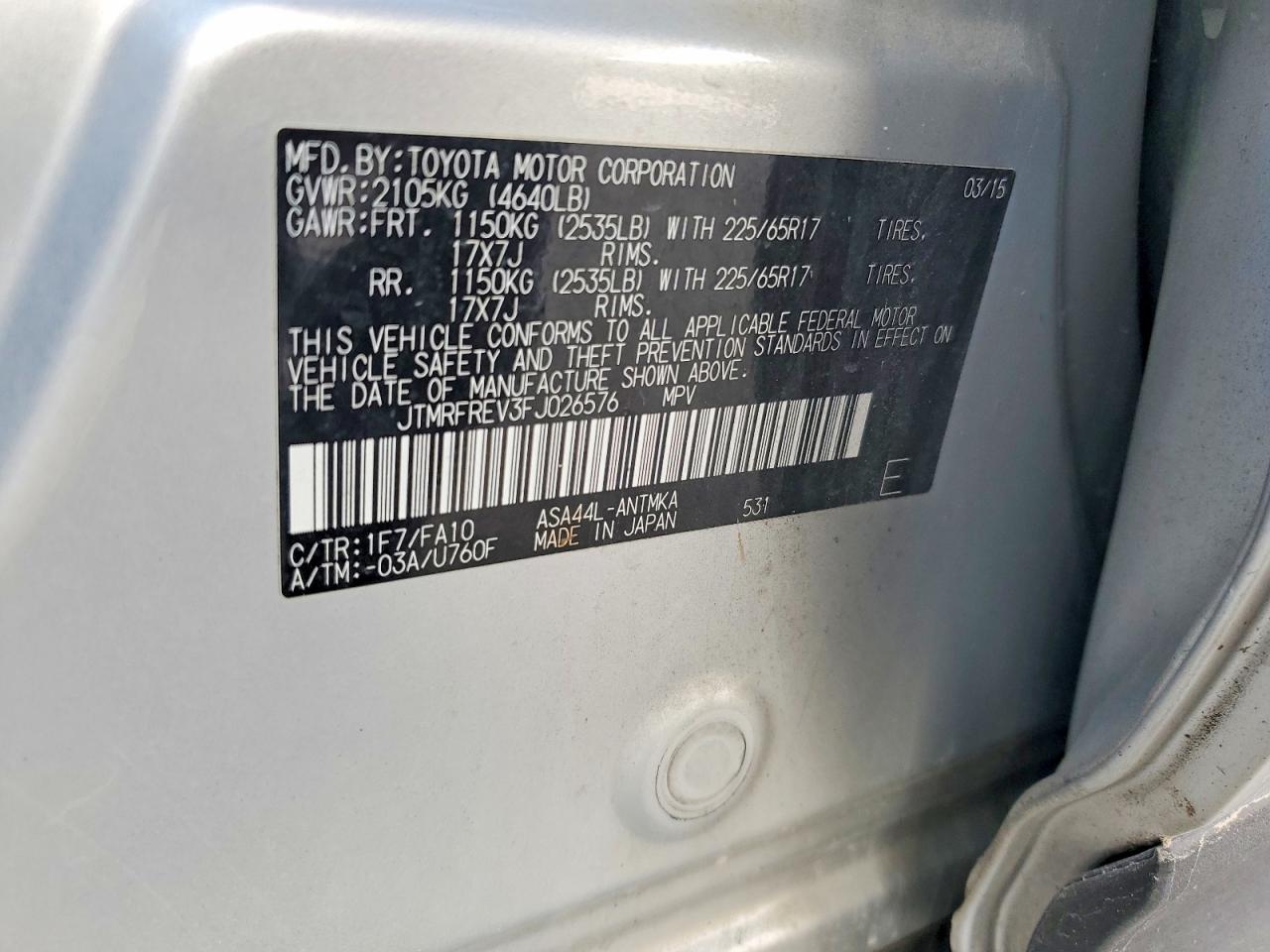 Toyota RAV4 Xle