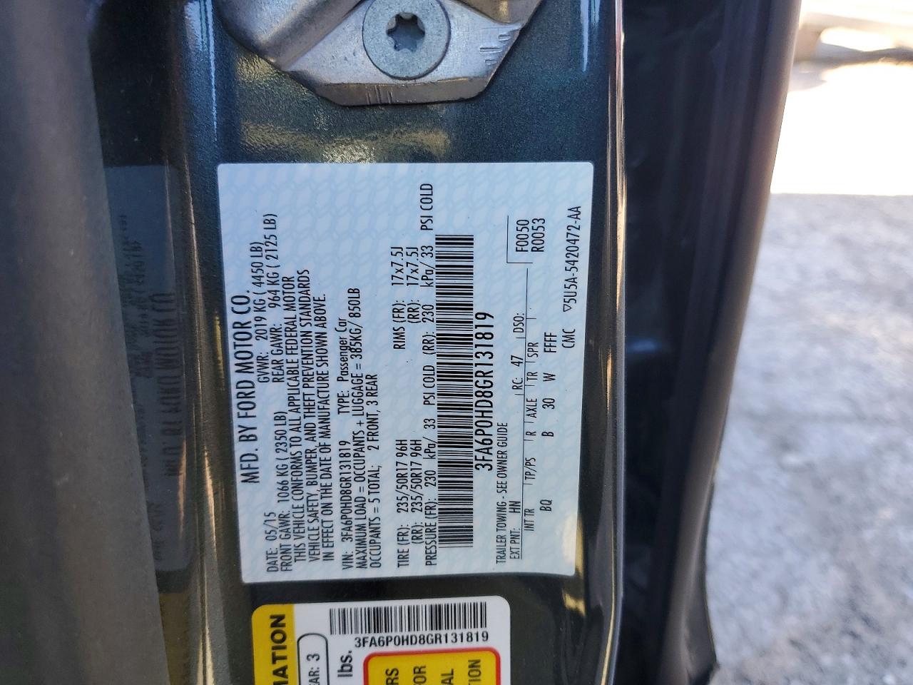 Ford Fusion Se