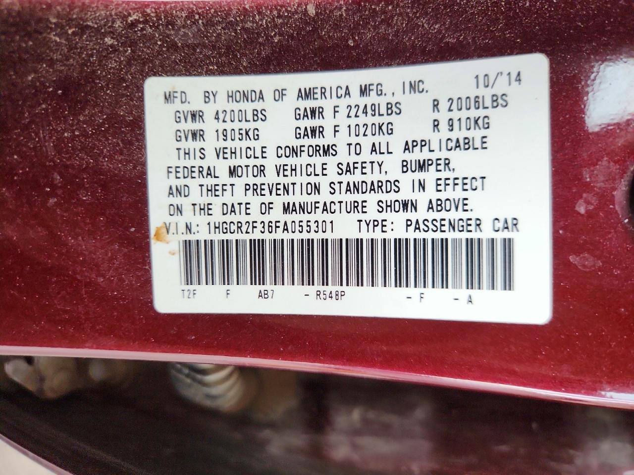 Honda Accord Lx