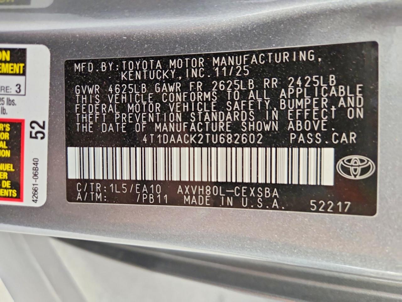 Toyota Camry Se