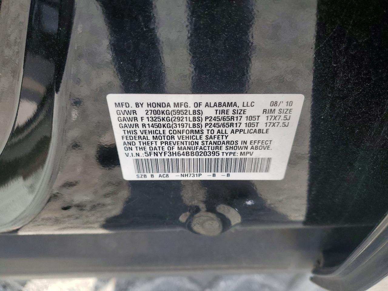 Honda Pilot Exl