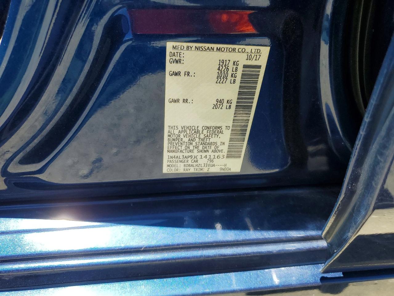 Nissan Altima 2.5 Sr
