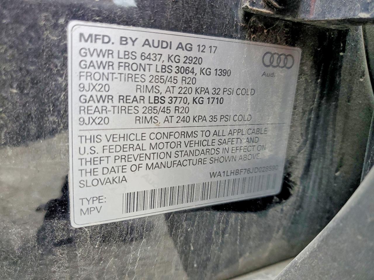 Audi Q7 Premium Plus