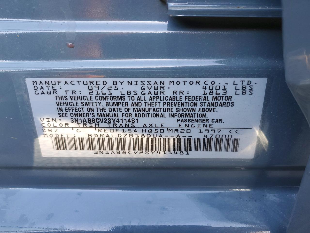 Nissan Sentra Sv