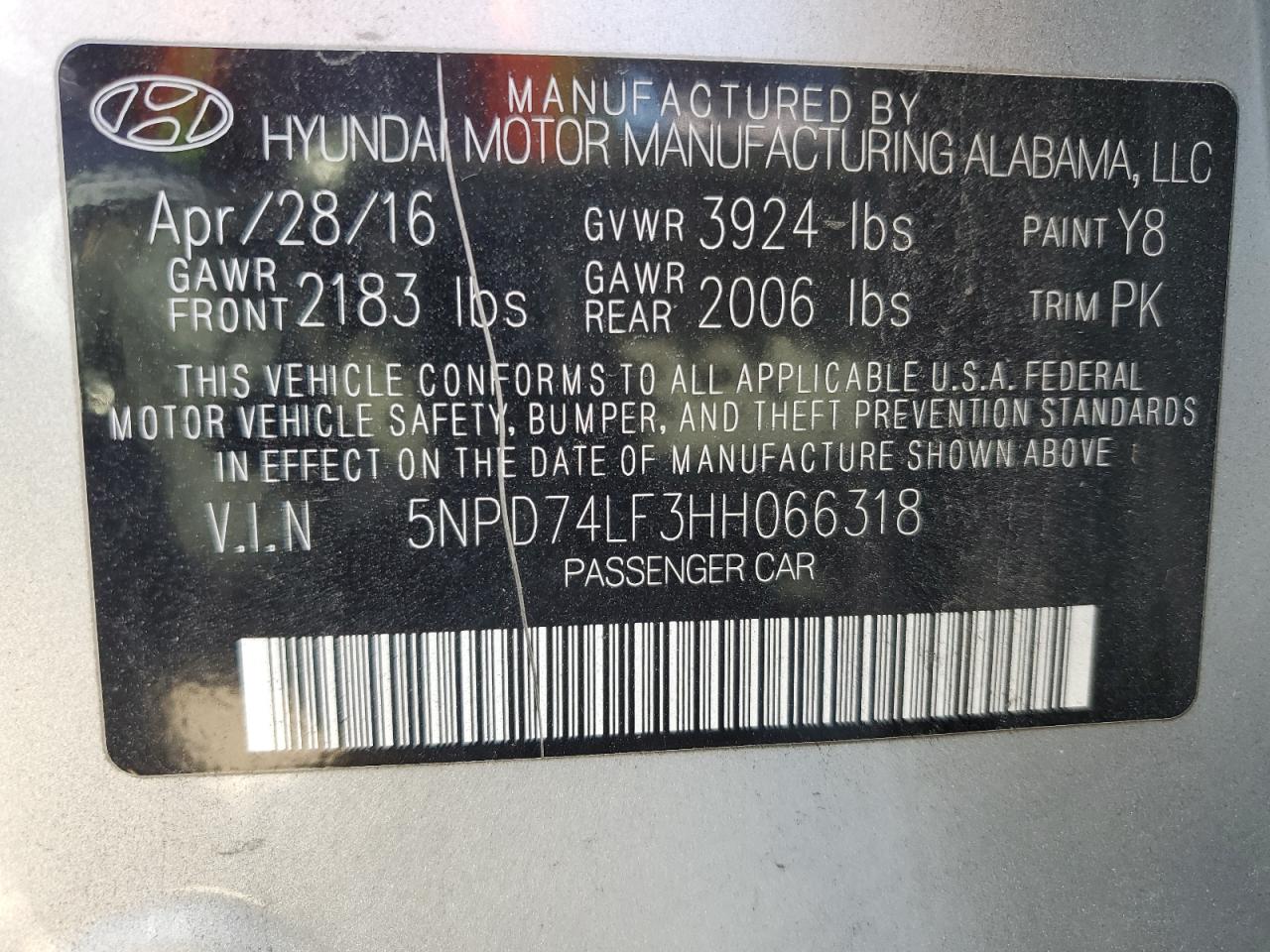 Hyundai ELANTRA Se