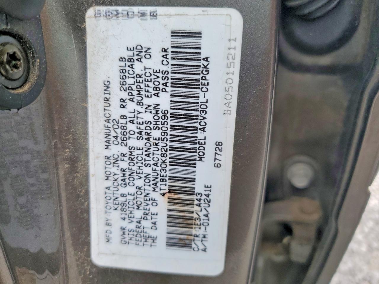 Toyota Camry Xle